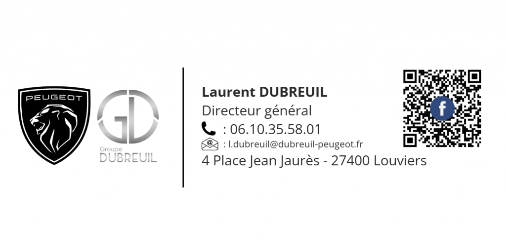 Coordonnées de Laurent Dubreuil Peugeot Louviers 